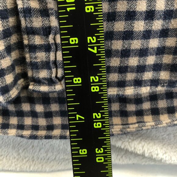 American Eagle Mens Shirt LT Brown Checkered Flannel Button Up Casual - Picture 4 of 10